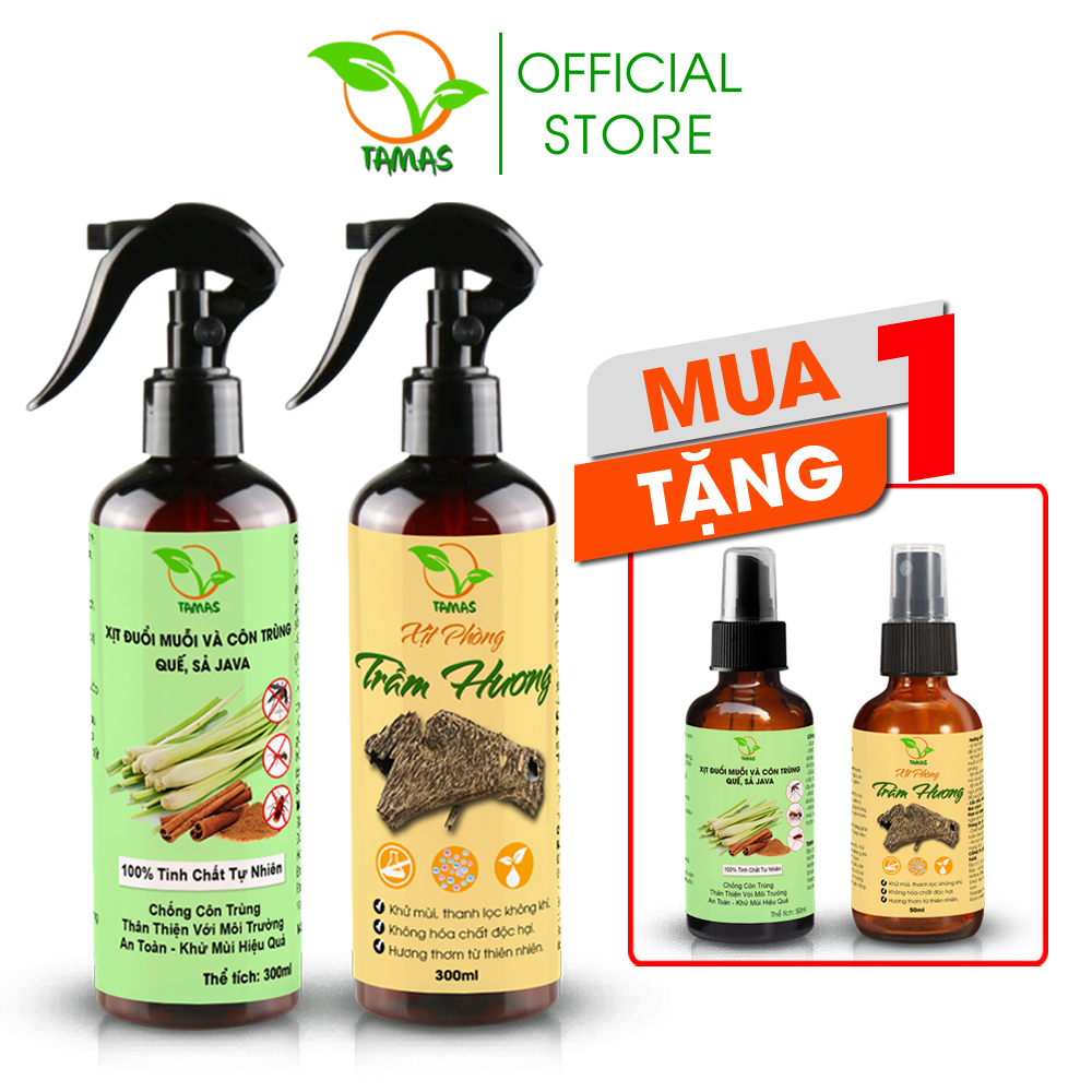 Bộ 2 chai xịt thơm phòng 300ml, thơm phòng, thư giãn