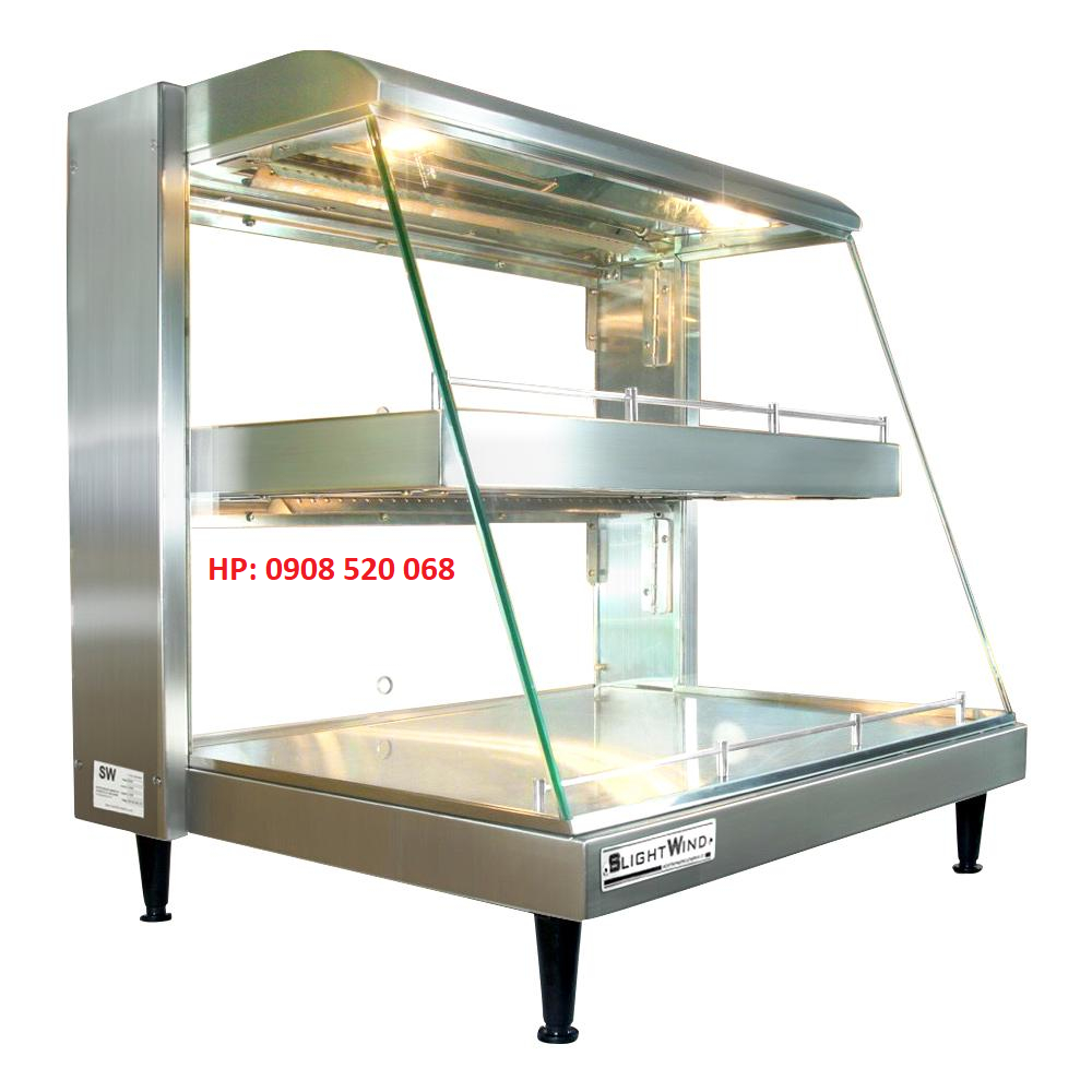 Tủ trưng bày giữ nóng cá viên chiên