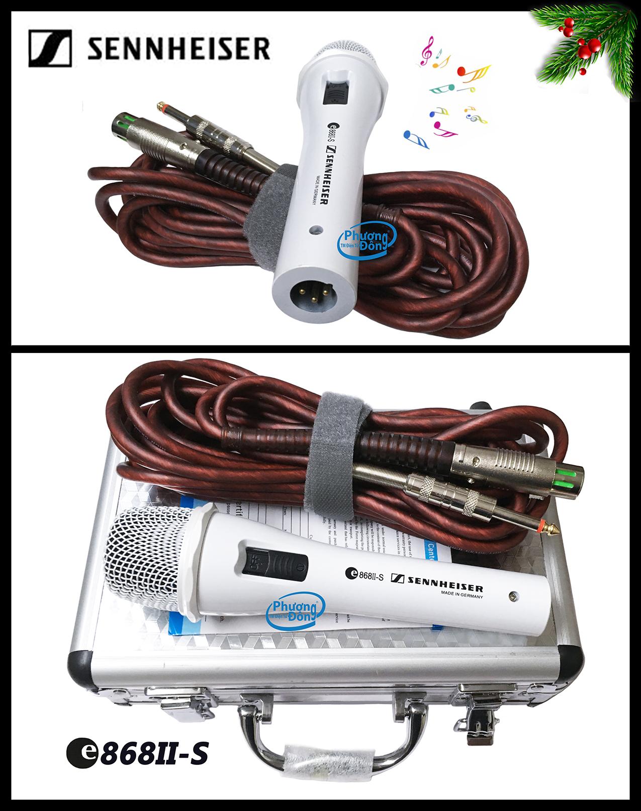 Micro Sennheiser E868II-S có dây karaoke cao cấp