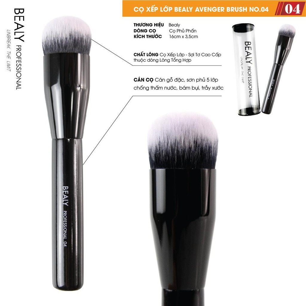 CỌ XẾP LỚP BEALY AVENGER BRUSH N0.04