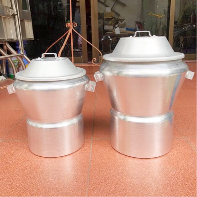 Chõ đồ xôi , nồi hấp xôi nhiều kích cỡ (nhôm đúc )