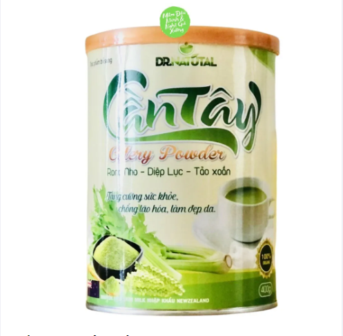 Hộp 400g - Sữa bột giảm cân tinh chất  cần tây Giúp Giảm Cân An Toàn Hiệu QuảĐẹp Da Mờ Nám  Thải Độc Gan Tăng Cường Sức Khỏe