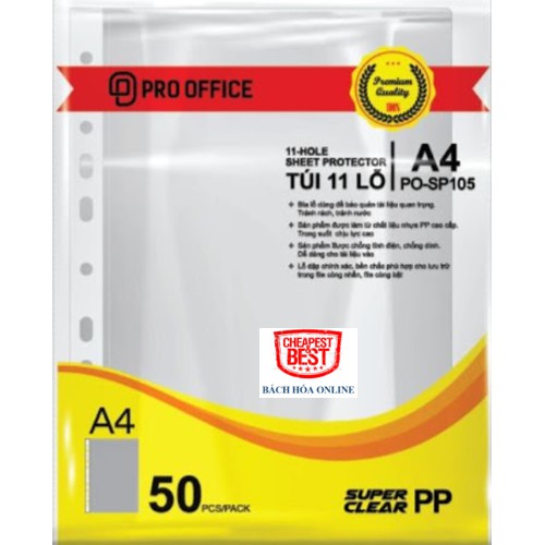 Sơ mi lỗ bìa lỗ Double A Pro Office
