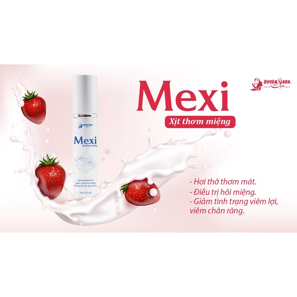 Xịt thơm khử hôi miệng MEXI Q'Lara