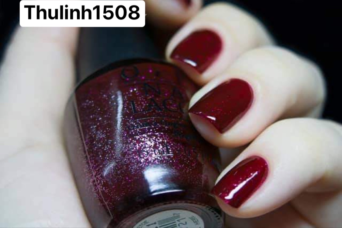 Sơn Móng Tay OPI màu đỏ có nhủ tôn da
