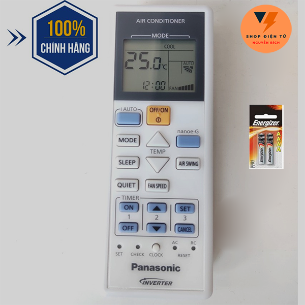 Điều khiển điều hòa Panasonic Inverter 1 và 2 chiều - Loại Tốt
