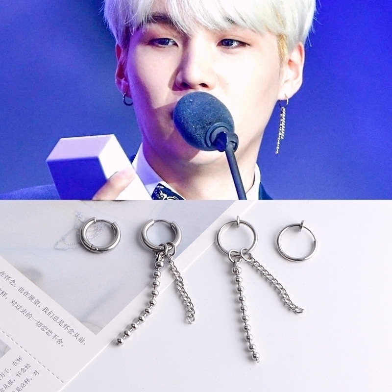 Khuyên tai Suga BTS dành cho nam nữ
