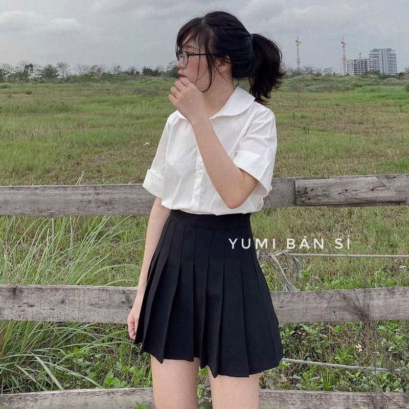 CHÂN VÁY TUYẾT MƯA XẾP LY (SIZE M, L, XL)