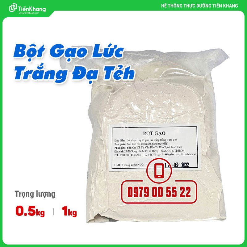 Bột Gạo Lứt Đạ Tẻh - Bịch (500gram)