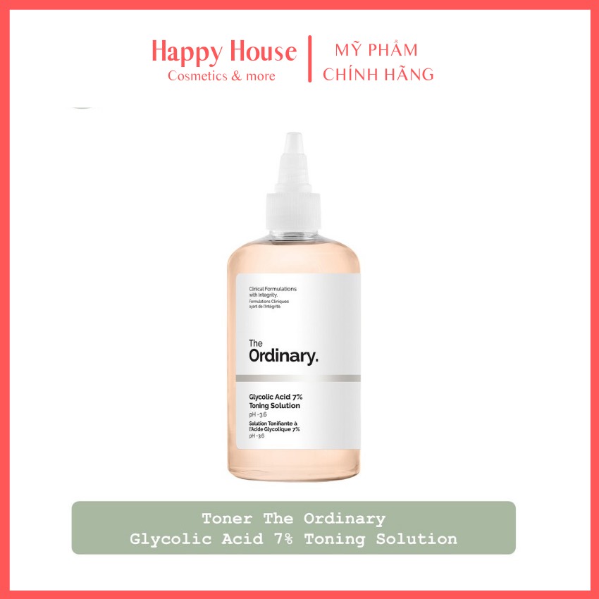 Toner acid làm sáng da The Ordinary Glycolic Acid 7% Toning Solution- Happy House