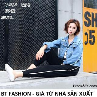 Quần Dài Nữ Thun Phom Rộng Jogger Thể Thao Thời Trang Hàn Quốc - BT Fashion (TT10-1S NHO) thumbnail