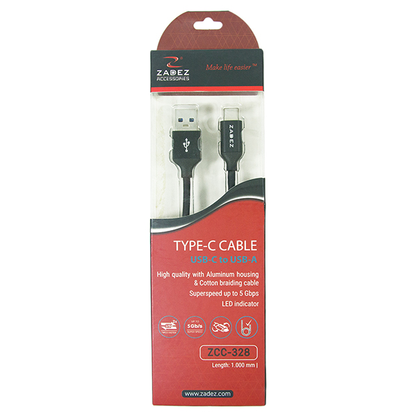 USB - C to USB 3.0 Cable Zadez Zcc-328