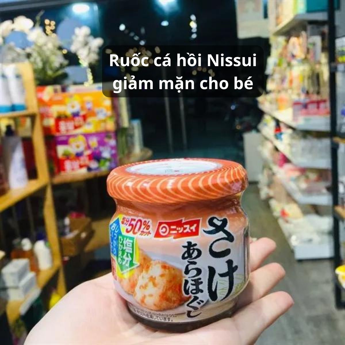 Ruốc cá hồi Nissui giảm mặn