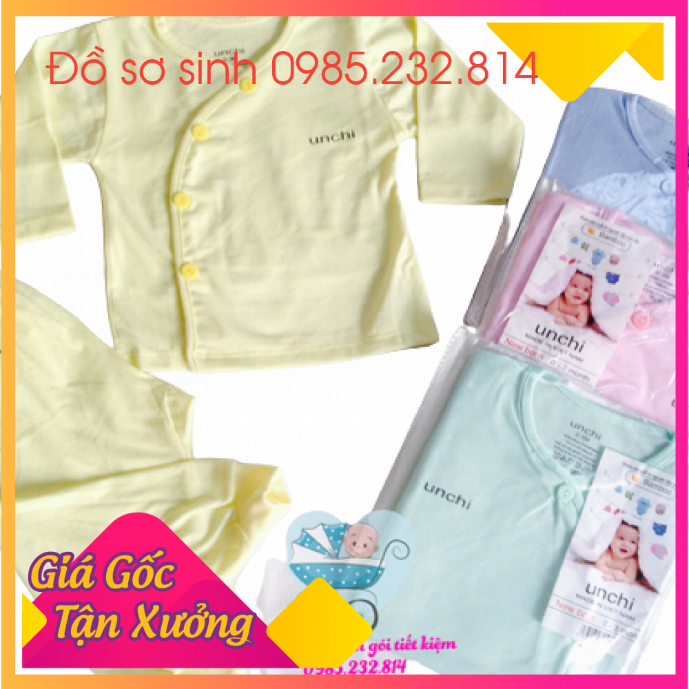 Bộ UNCHI cotton cúc lệch