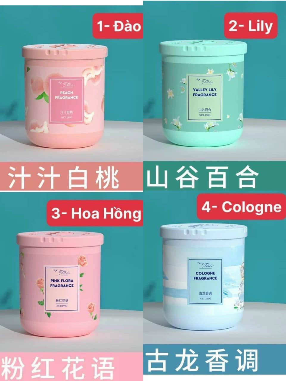 Lọ sáp thơm để phòng Khử Mùi