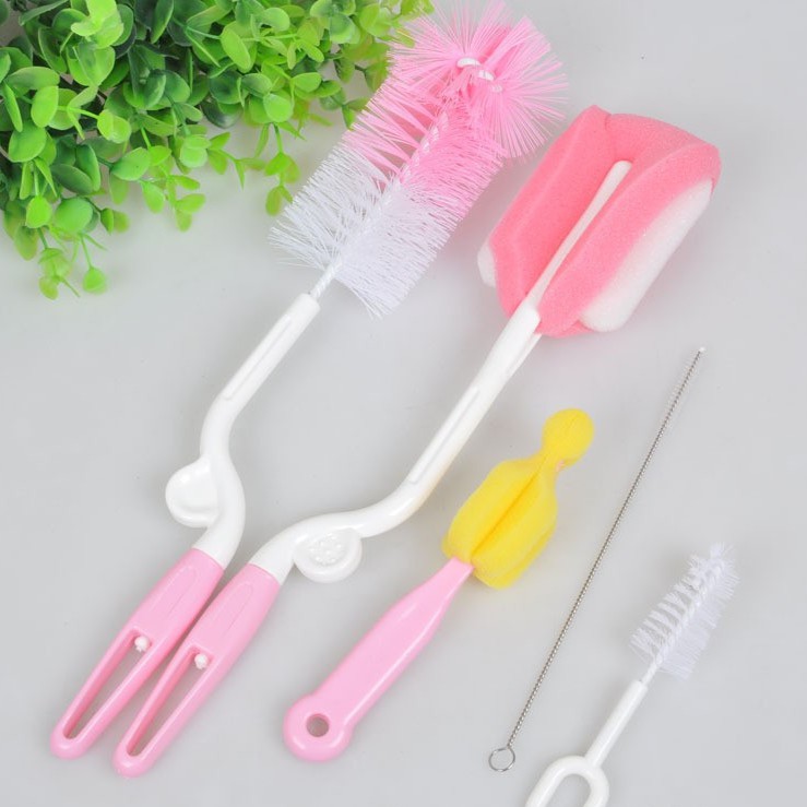 Bộ chổi cọ bình sữa 5 chi tiết BQSHOP