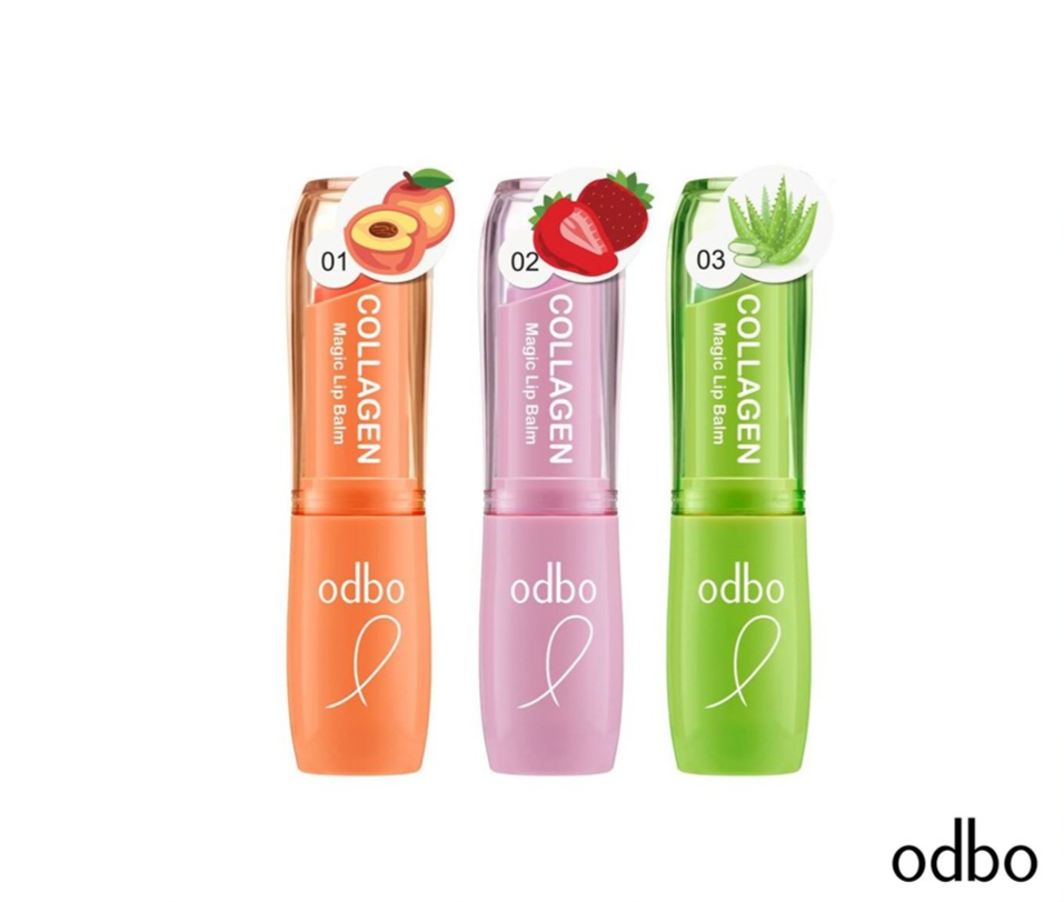 [HCM]Son Dưỡng Môi ODBO OD521 Collagen Magic Lip Balm
