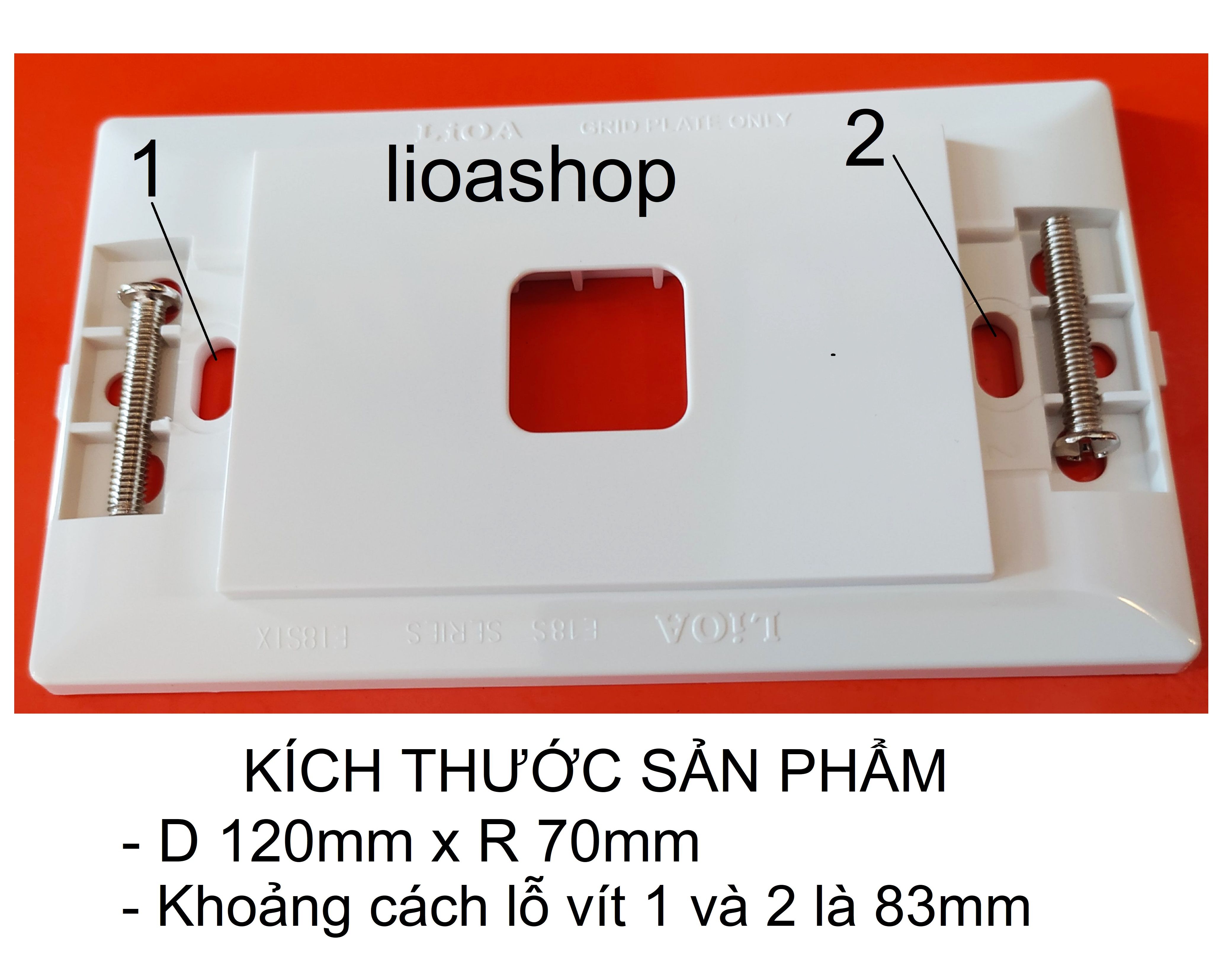 BỘ 2 MẶT 1 LỖ VUÔNG CHỮ NHẬT LiOA.