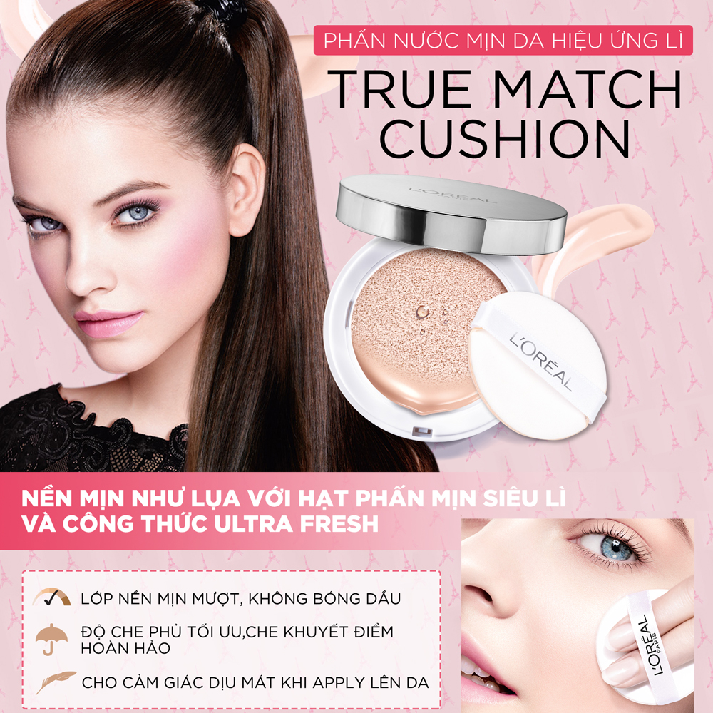 Phấn Nước LOREAL True Match Silky Cushion N1
