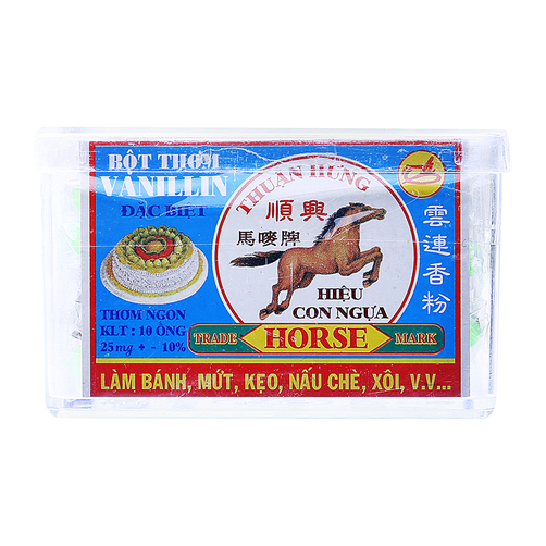 Bột thơm vani Thuận Hưng 1 hộp 100 ống