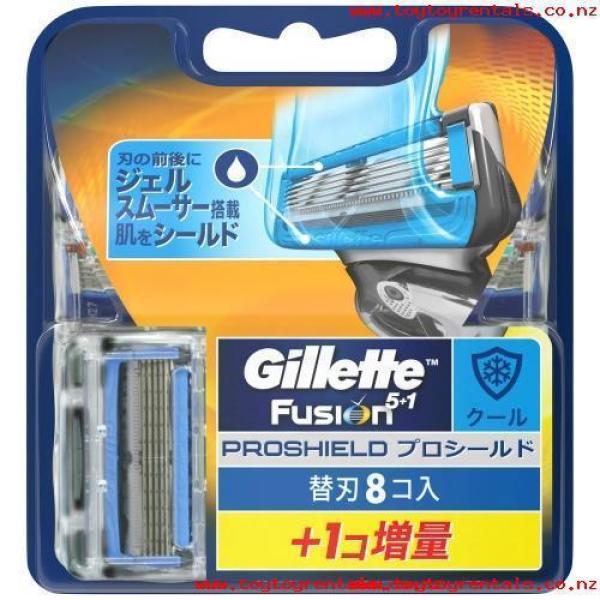 Vỉ 9 Lưỡi Dao Cạo Râu Gillette Fusion Proshield 5+1 lá chắn chuyên nghiệp