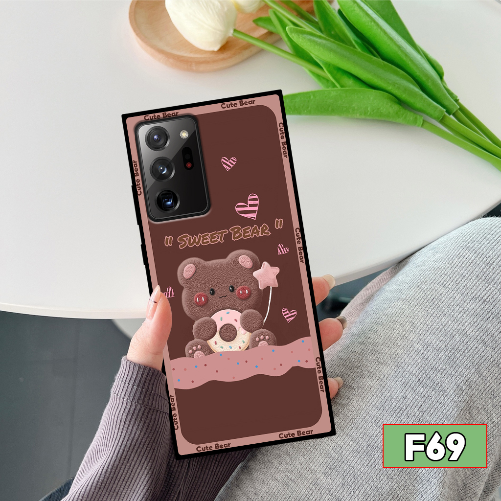 Ốp lưng Samsung Note 20/ Note 20 Ultra/ Note 20+ hình thỏ, gấu nâu cute dễ thương