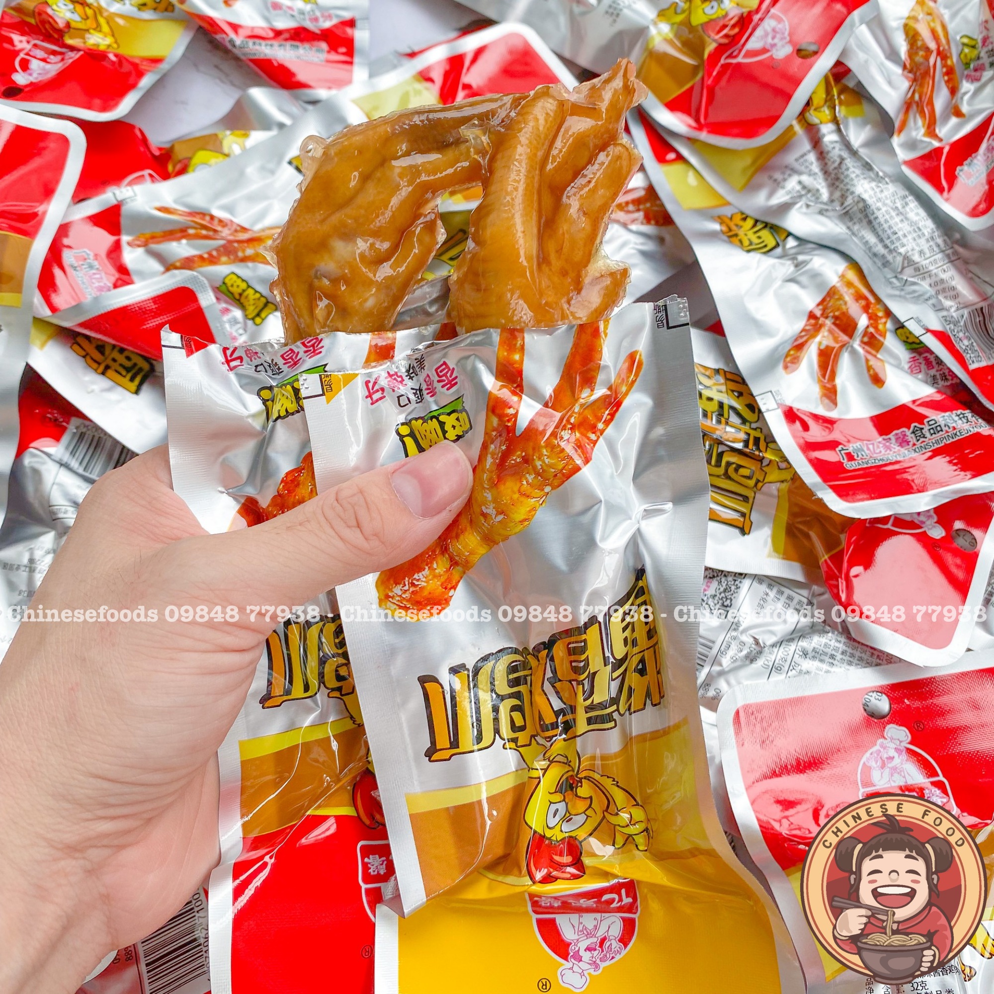 Chân Gà Cay , Chân Gà Muối Cay 32gr