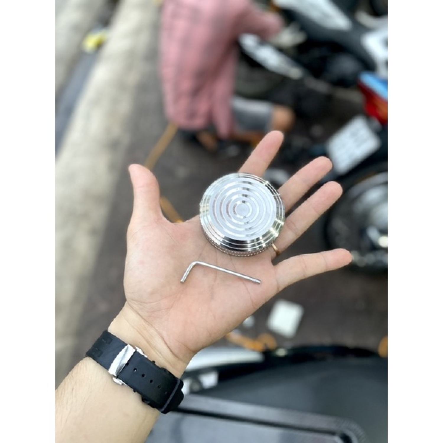 Nắp Xăng Salaya Inox 304 CNC