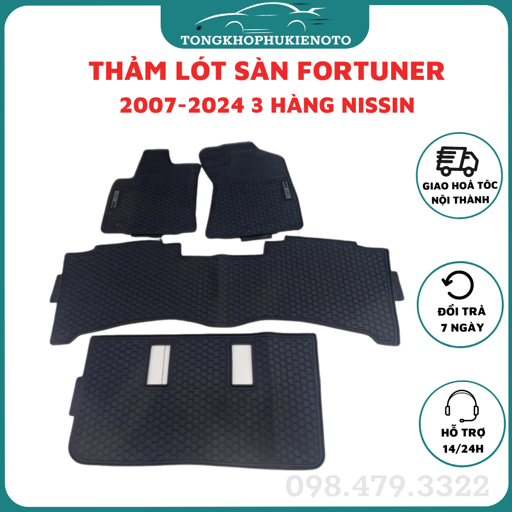 Thảm lót sàn cao su đúc xe toyota innova 2008- 2021,2022, 2023 cao cấp loại đúc dày theo xe, không mùi