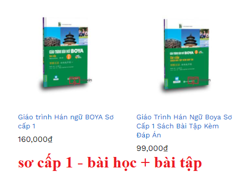 Sách - Combo Giáo Trình Boya Sơ Cấp 1 và 2 ( sách bài học và sách bài tập ) - McBooks