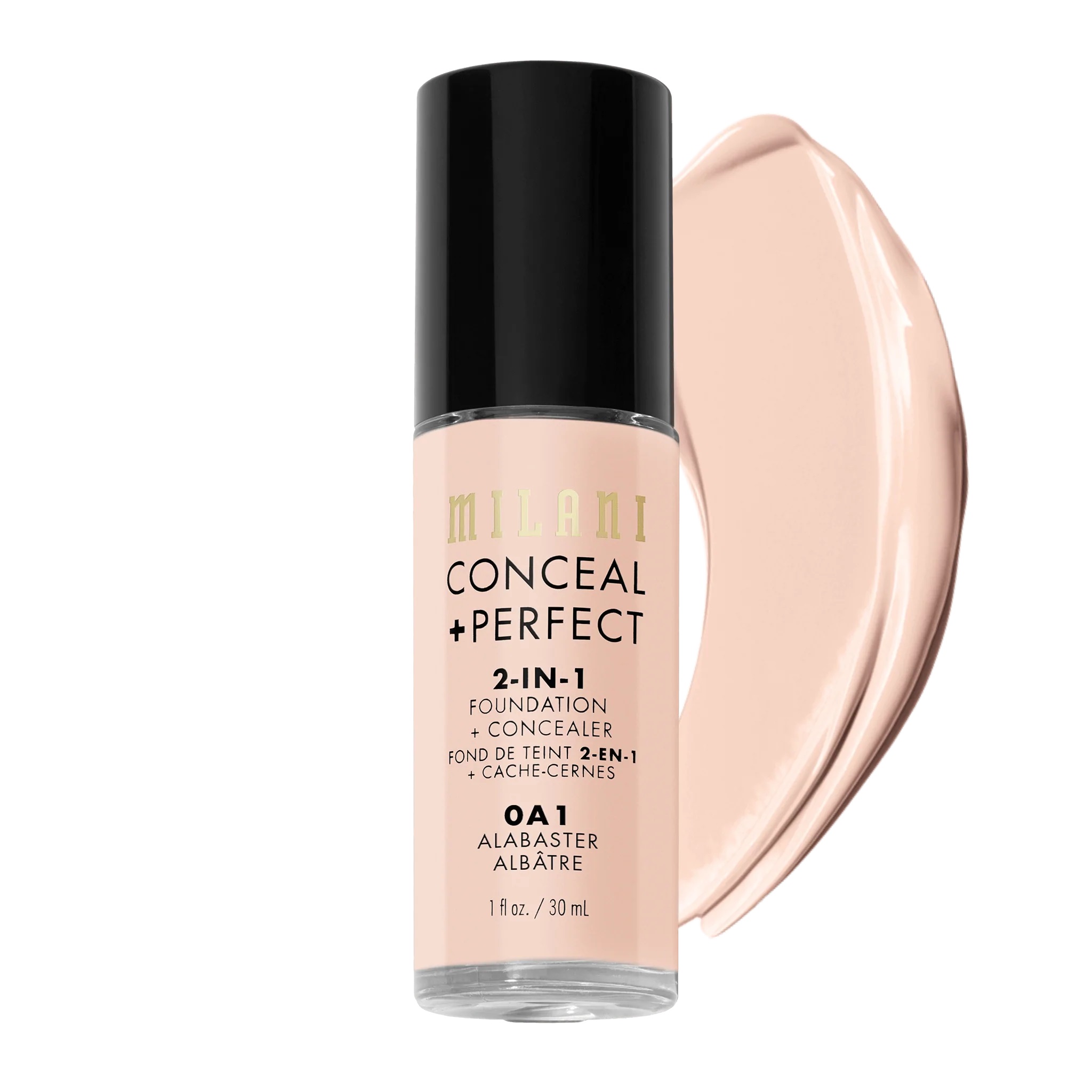 Kem nền MILANI Conceal + Perfect 2 in 1 Foundation & Concealer (30ml)