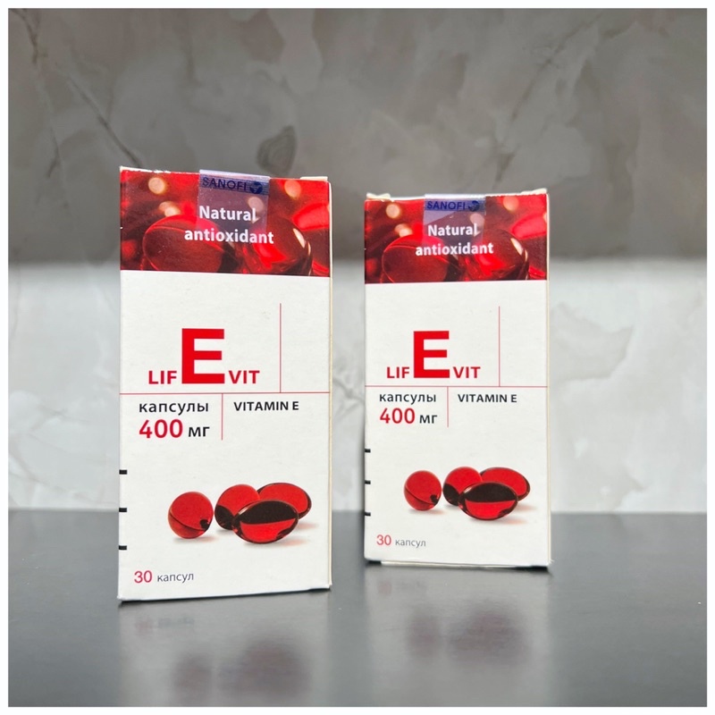 Vitamin E đỏ Mirrolla 30 viên Nga