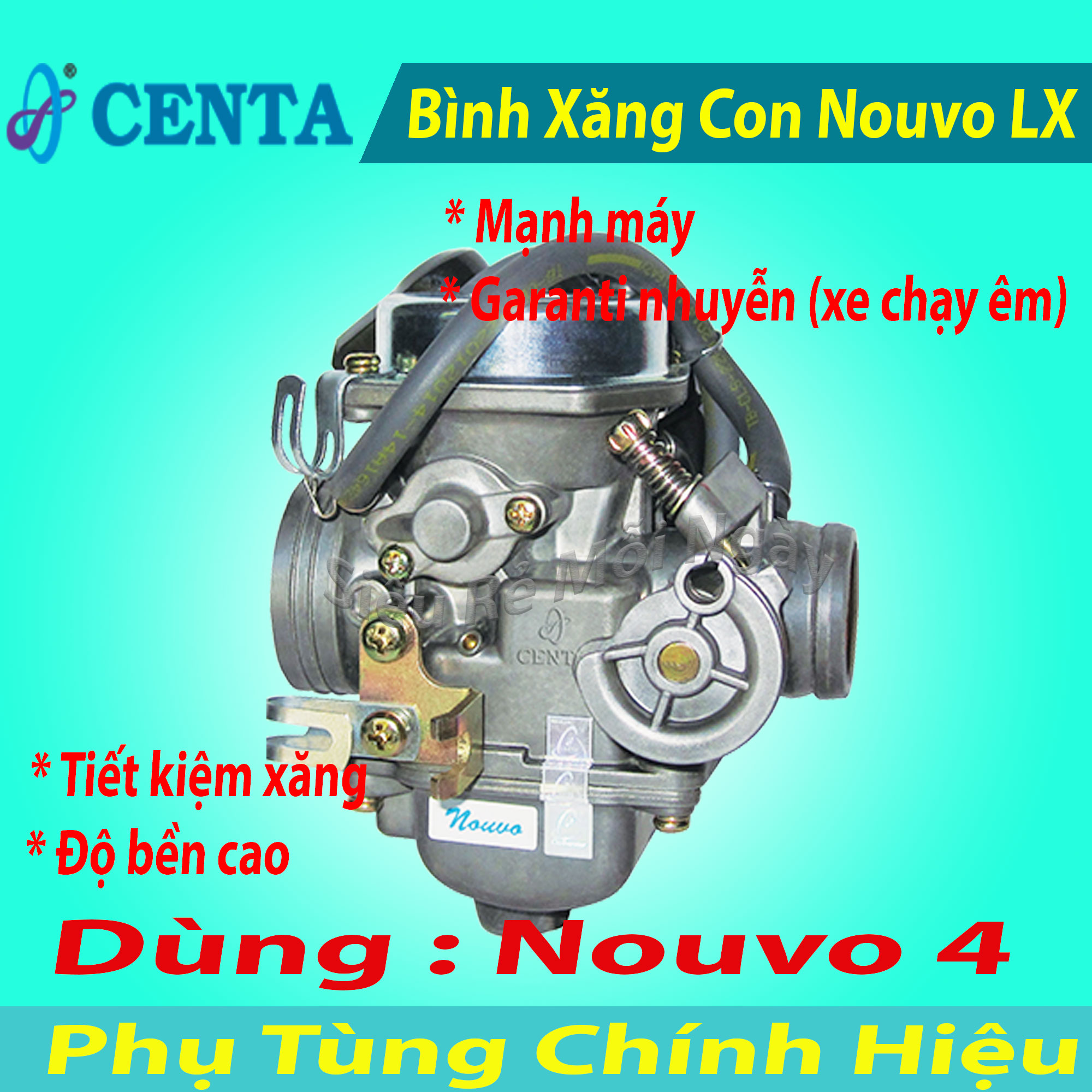 [HCM]Bình Xăng Con Centa xe Nouvo LX Tiết Kiệm Xăng
