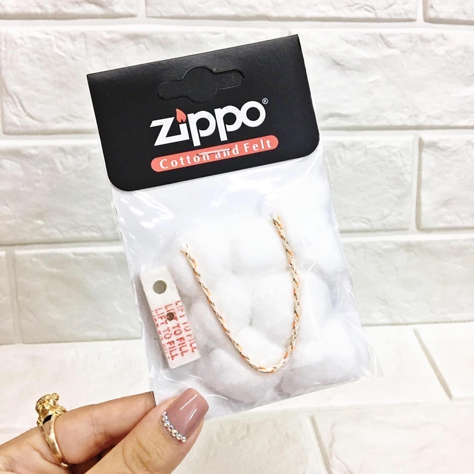 SET BÔNG GÒN ZIPPO 3 MÓN (BÔNG GÒN - BÔNG CHẶN XĂNG - TIM)