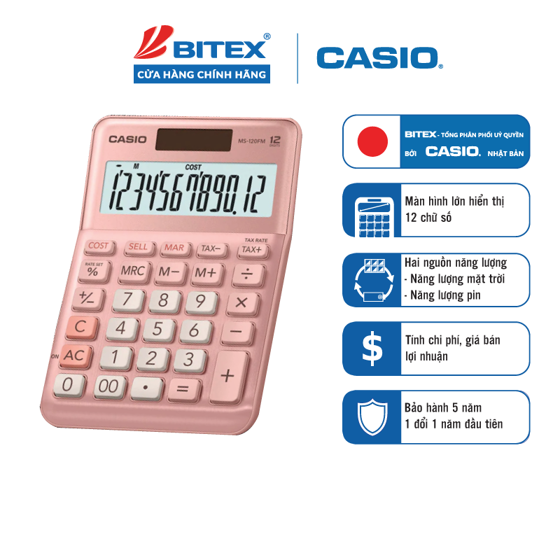 Máy tính Casio MS-120FM