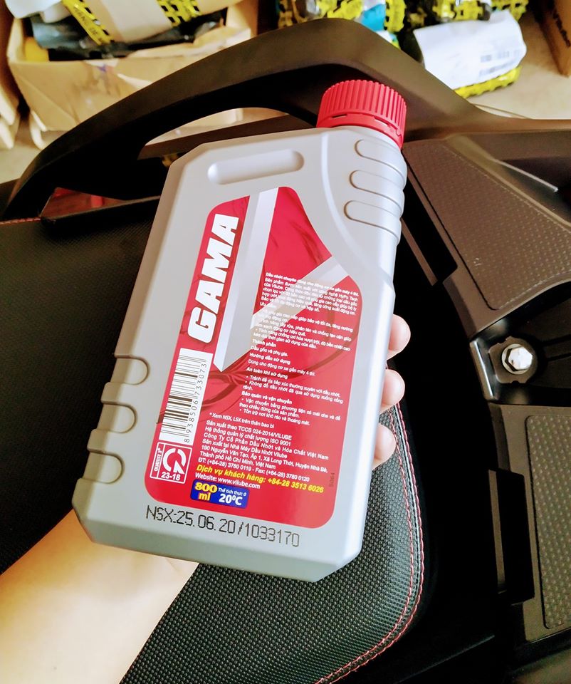 Dầu nhớt Gamav0.8 lít dùng cho xe số