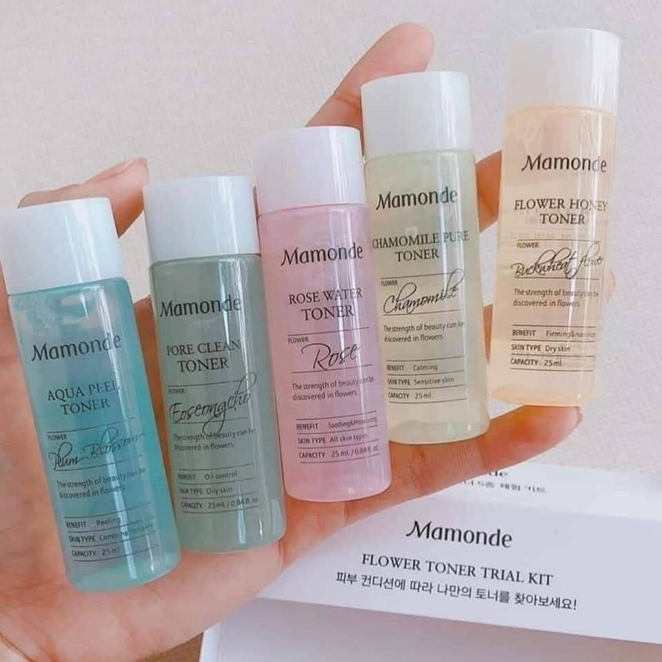 Nước Hoa Hồng Mamonde Mini 25ml [Hoa Hồng - Diếp Cá]