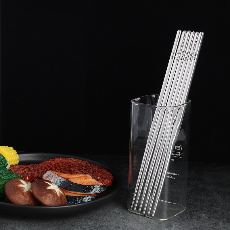 Bộ 5 đôi đũa inox 304 hàn quốc