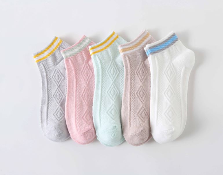 Set 10 Đôi Tất Vớ Nữ Cổ Kẻ S4 Siêu HOT