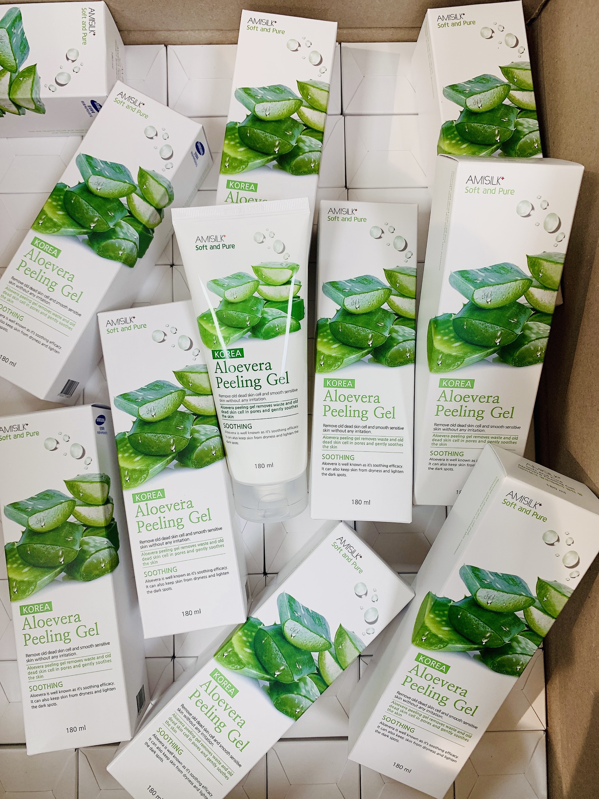 TẨY TẾ BÀO CHẾT DA MẶT ALOE - 180ML