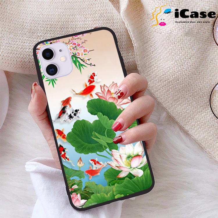 Ốp lưng iPhone 11 viền dẻo TPU BST Sen