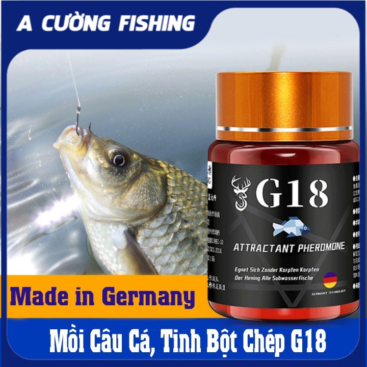 Tinh Bột Chép G18 - Made in Germany Mồi Câu Cá Siêu Nhậy