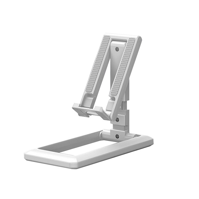 Phone holder with increase height, the desk can grippers compact convenience, quality plastic make durable phone charging hole