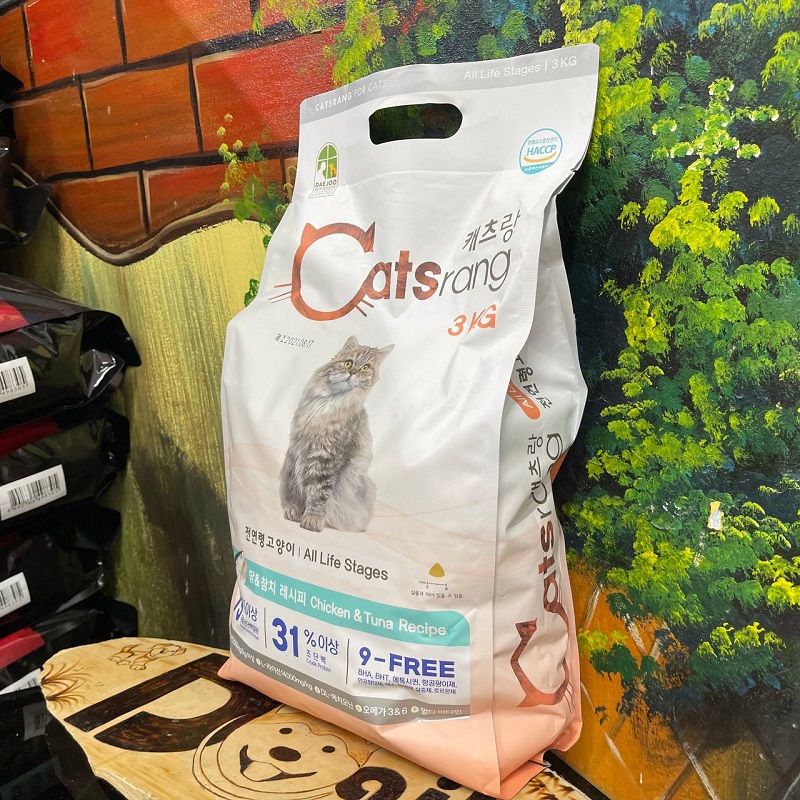 Thức ăn hạt cho mèo mọi lứa tuổi CATSRANG – 3KG