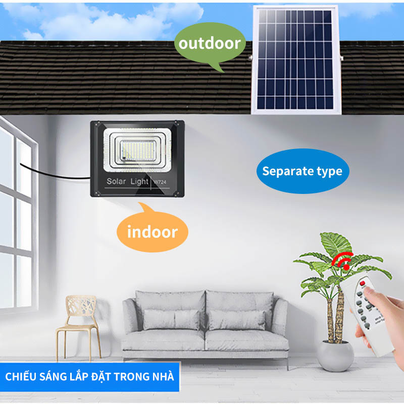 Đèn pha led Năng Lượng Mặt Trời 200w 45w 500w