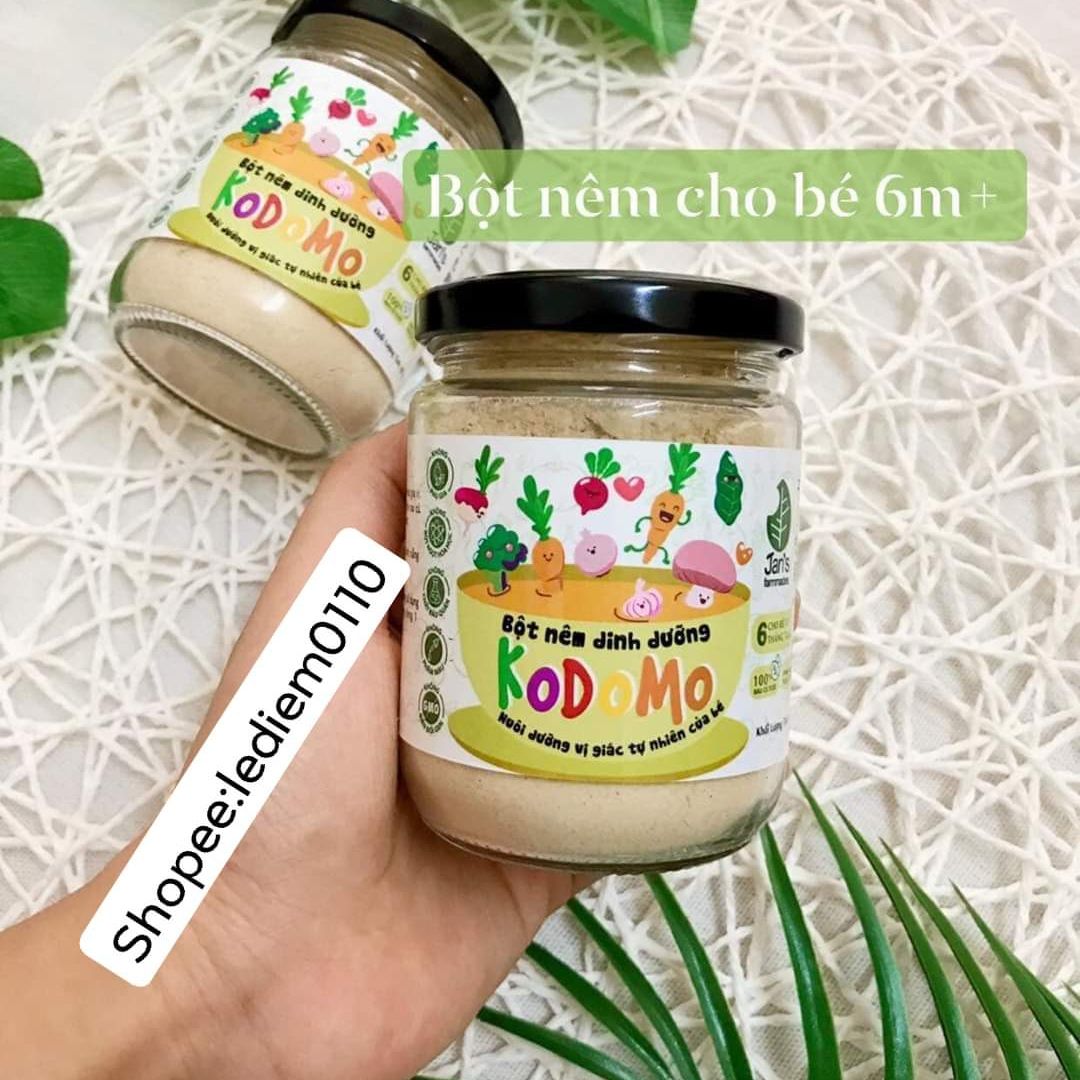 Hạt Nêm, Bột nêm Dinh Dưỡng KODOMO Jan’s Cho Bé 90g (6m+)