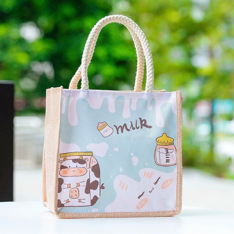Túi cói mini hình cute (nhiều mẫu)