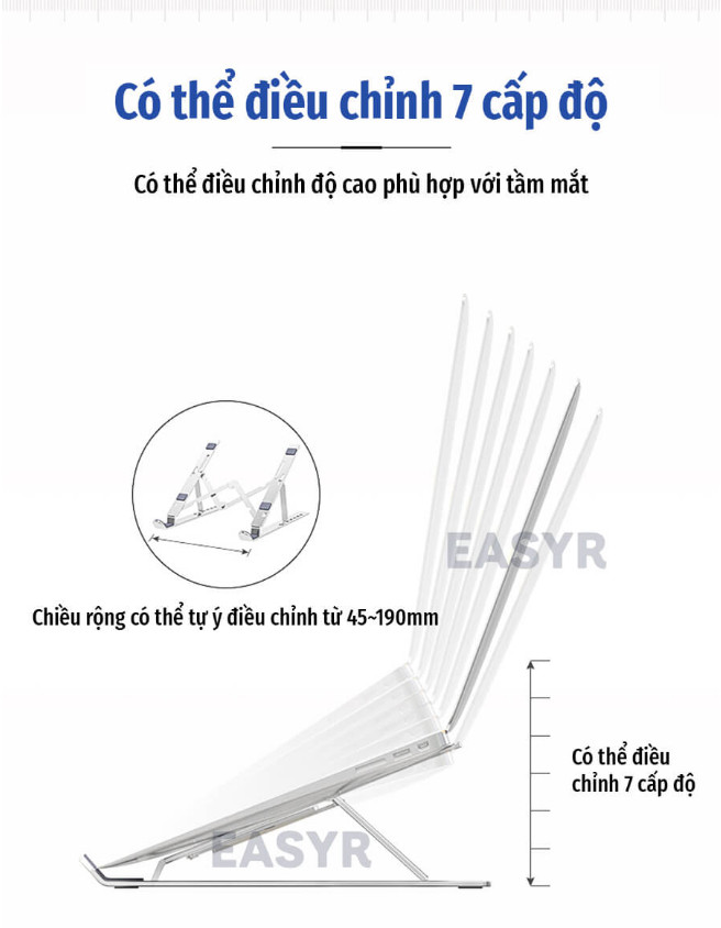 [HCM]Giá Đỡ Laptop Aluminium EASYR