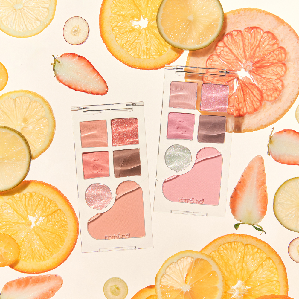 [Rom&nd] [Newbare] Bảng Phấn Mắt & Má Hồng Romand Bare Layer Palette 14g