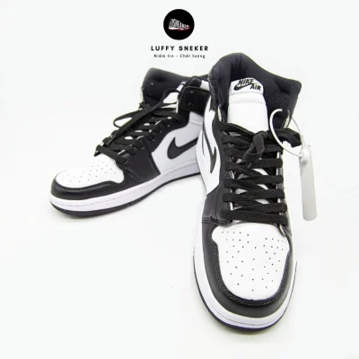 Giày Jordan panda 🌟FULL BOX BILL🌟 sneaker nike jordan đen trắng cổ cao , size 36-43, lù store